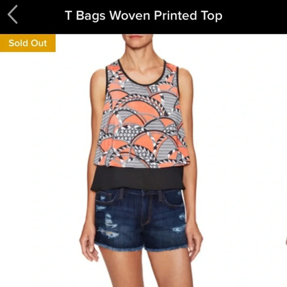 T Bags printed top size Medium - Picture 1 of 14